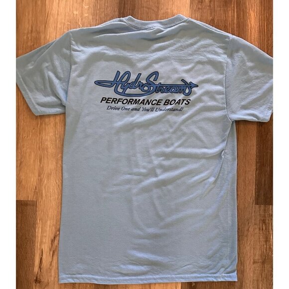 Hydro stream performance boats light blue tshirt - Picture 1 of 3